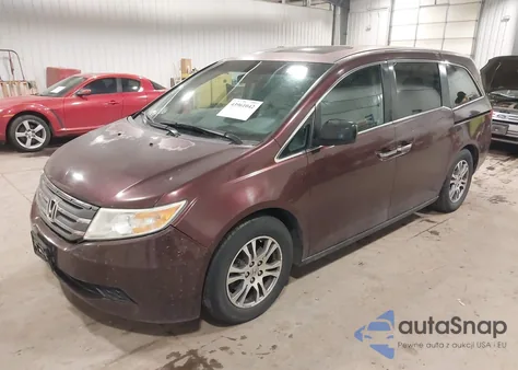 2012 Honda Odyssey Ex-L z USA, uszkodzony, nr VIN 5FNRL5H67CB055622